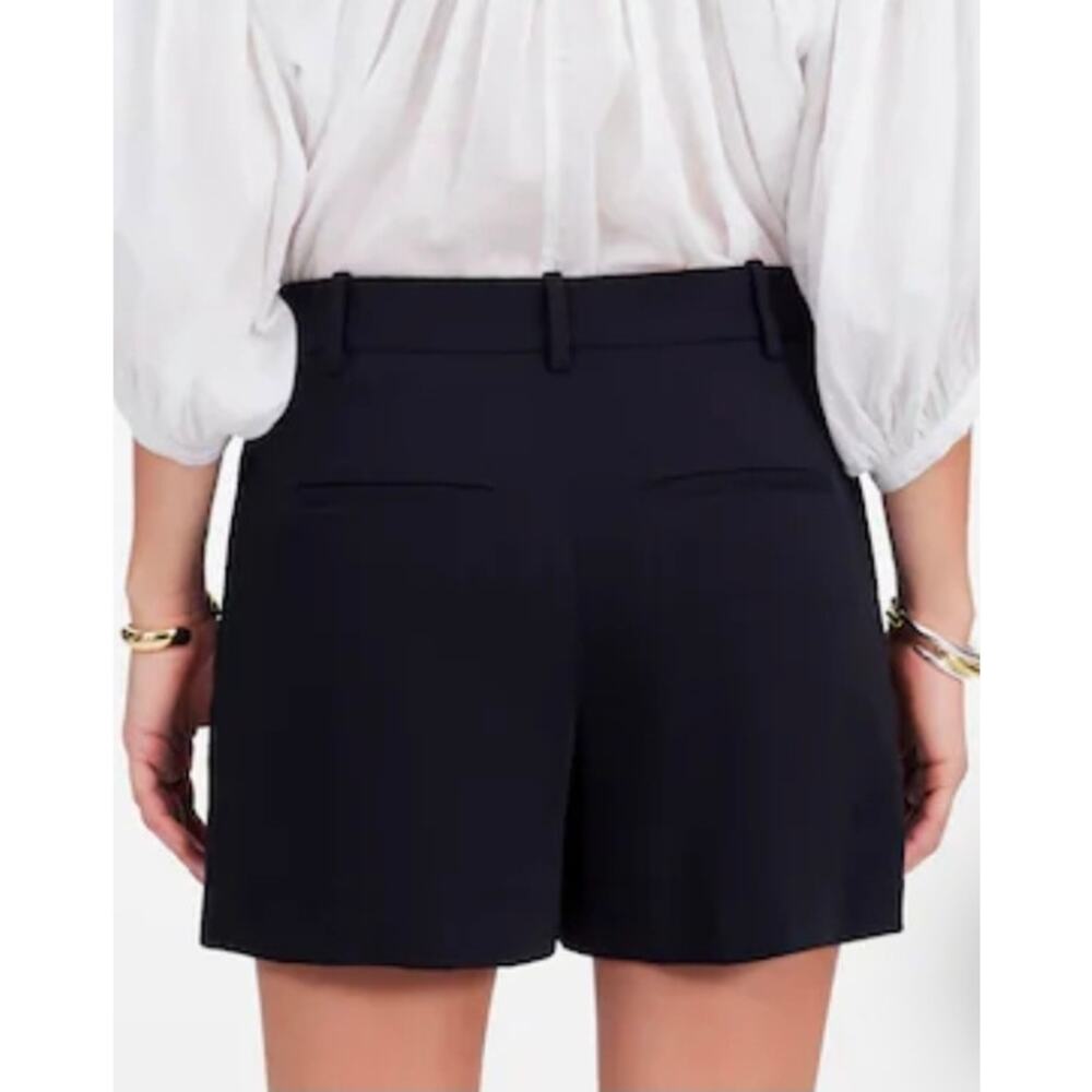 Madewell Easy Pleated Trouser Shorts in Crepe Size 2 - Picture 4 of 9